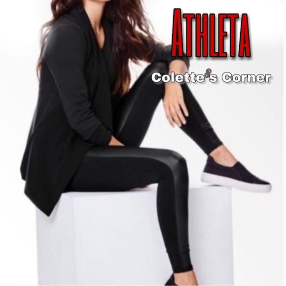 Athleta Pants & Jumpsuits Athleta Mix Media Gleam High Waisted